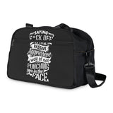 "Saying F*ck Off...." Fitness Handbag