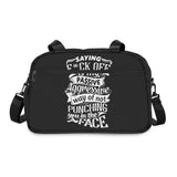 "Saying F*ck Off...." Fitness Handbag