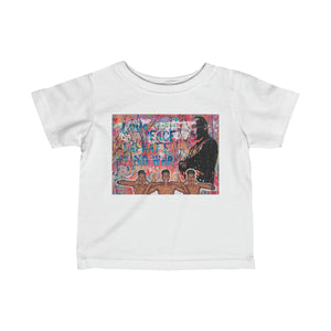 "No Hate Just Love" Infant Fine Jersey Tee