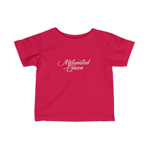 "Melanated Queen" Infant Fine Jersey Tee